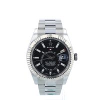 Gents Rolex Sky Dweller 326934 Stainless Steel case with Black dial