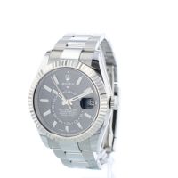 Gents Rolex Sky Dweller 326934 Stainless Steel case with Black dial
