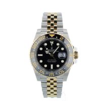 Gents Rolex GMT Master II 126713GRNR 18ct Yellow Gold Stainless Steel case with Black dial