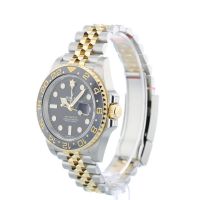 Gents Rolex GMT Master II 126713GRNR 18ct Yellow Gold Stainless Steel case with Black dial