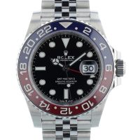 Gents Rolex GMT Master II 126710BLRO Stainless Steel case with Black dial