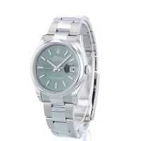 Gents Rolex DateJust 36 126200 Stainless Steel case with Mint Green dial