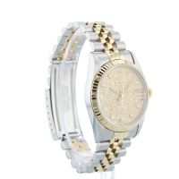 Gents Rolex DateJust 16233 18ct Yellow Gold   Stainless Steel case with Champagne Jubilee Diamond dial