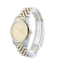 Gents Rolex DateJust 16233 18ct Yellow Gold   Stainless Steel case with Champagne Jubilee Diamond dial