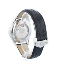 Gents Tag Heuer Twin Time WV2115-0 Steel case with Black dial