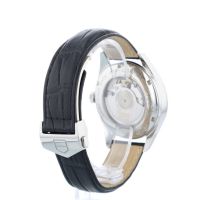 Gents Tag Heuer Twin Time WV2115-0 Steel case with Black dial