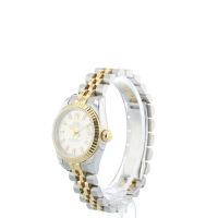 Ladies Rolex DateJust 26 179173 18ct Yellow Gold Stainless Steel case with Silver dial