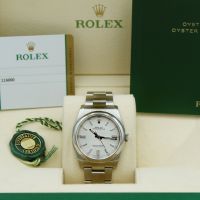 Gents Rolex Oyster Perpetual 36 116000 Stainless Steel case with White dial