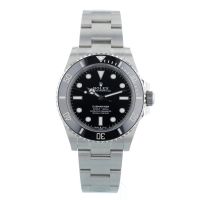 Gents Rolex Submariner Non Date 124060 Stainless Steel case with Black dial
